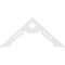 Ekena Millwork Pitch Cena Architectural Grade PVC Gable Pediment, 60"W x 27 1/2"H x 1"P (11/12) GPP060X028X100CEN - alternate 5